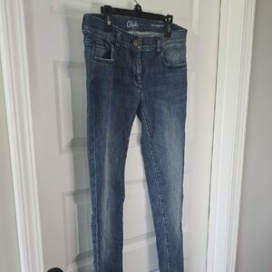 Blue Skinny Jeans with Medium Wash
